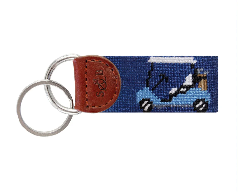 S&B Key Fob Golf Cart Navy
