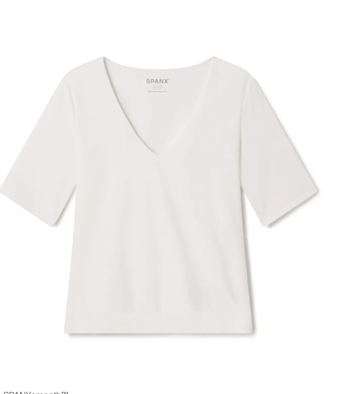 Smooth Jersey SS Top White - Image 3