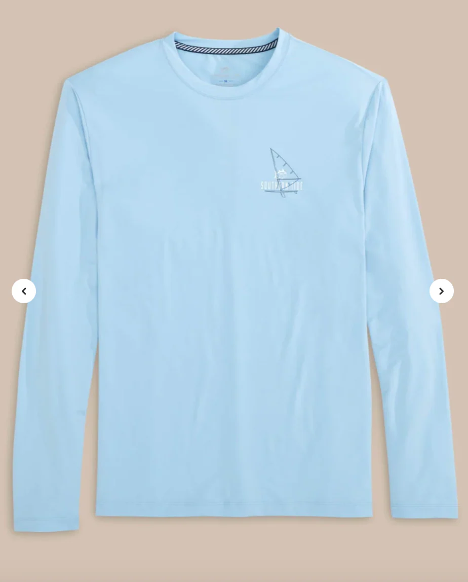 ST Windsurfer Performance Tee Blue - Image 2
