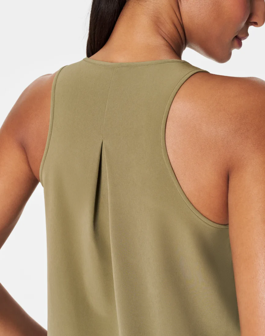 Spanx Casual Friday Tank Olive - Image 4