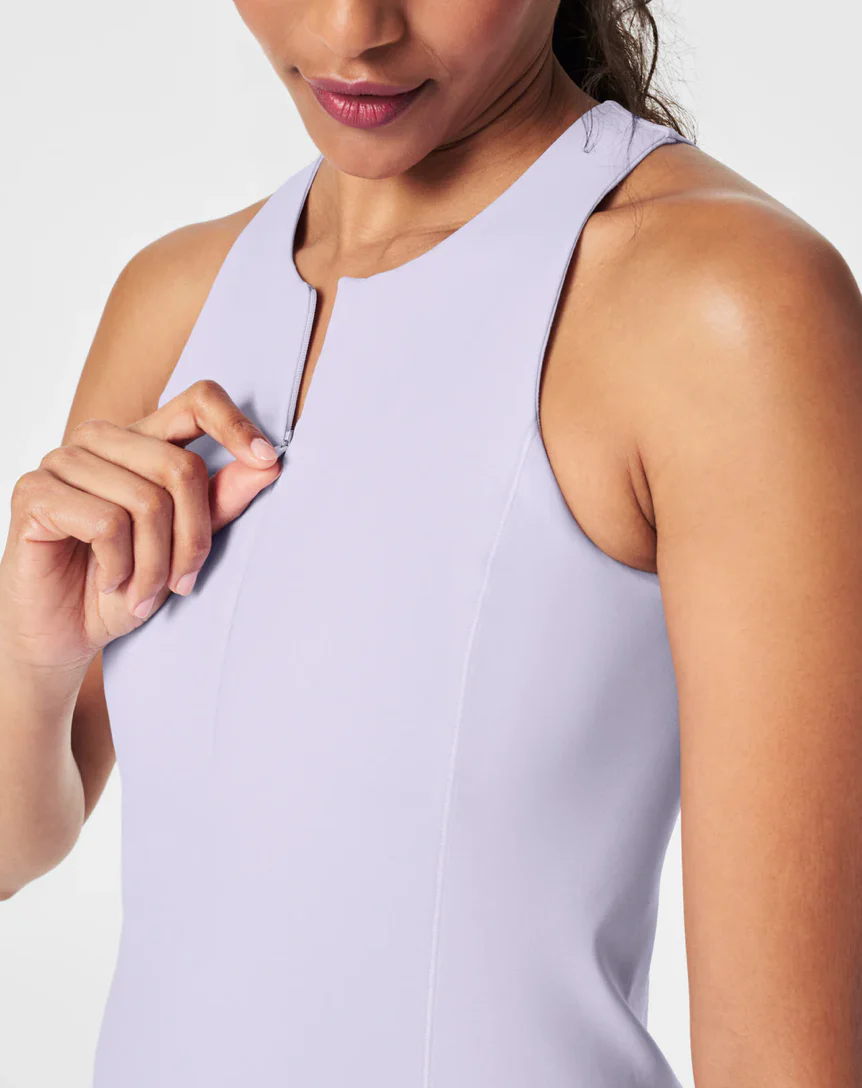 Spanx Zip Front Dress Violet - Image 5