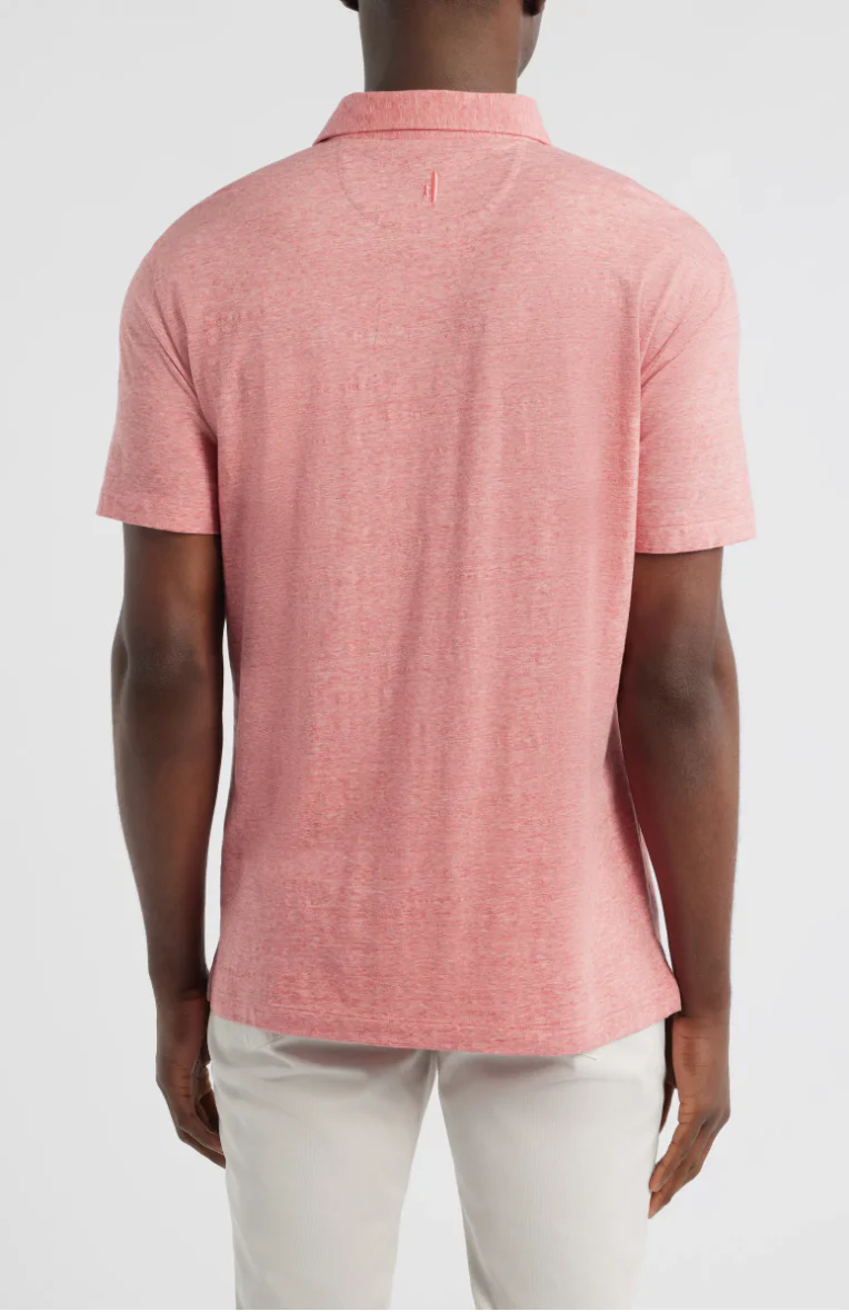 Starnes Heathered Cotton Blend Polo - Image 2