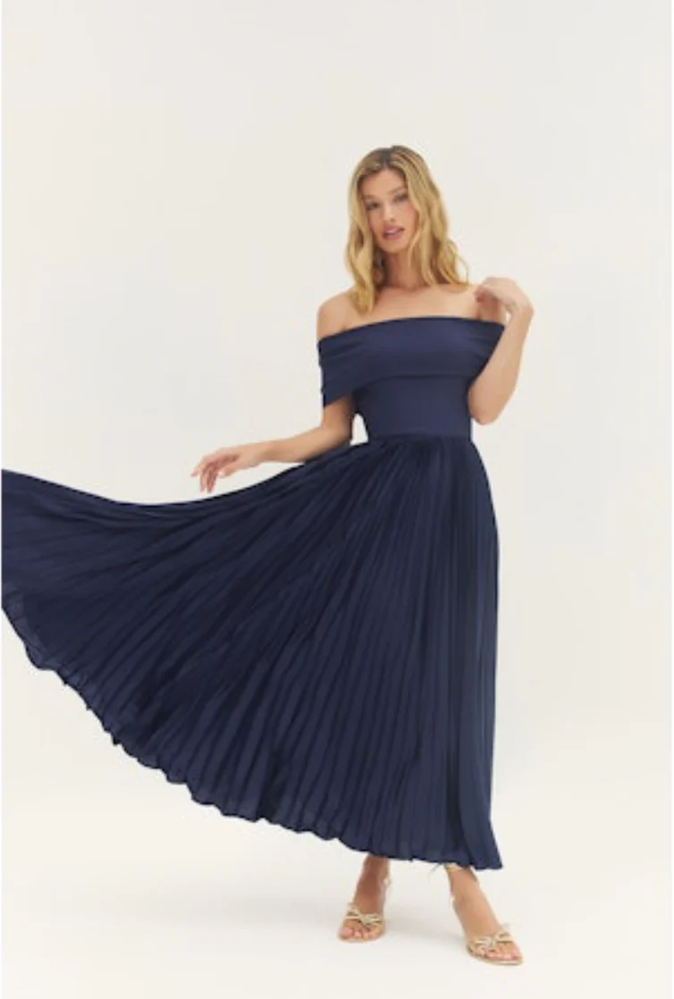 Stockton Strapless Midi Dress - Image 3