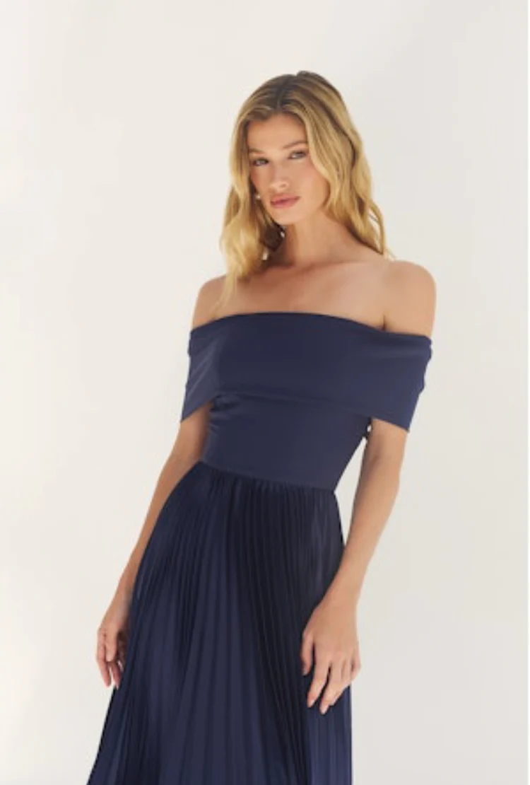 Stockton Strapless Midi Dress - Image 4