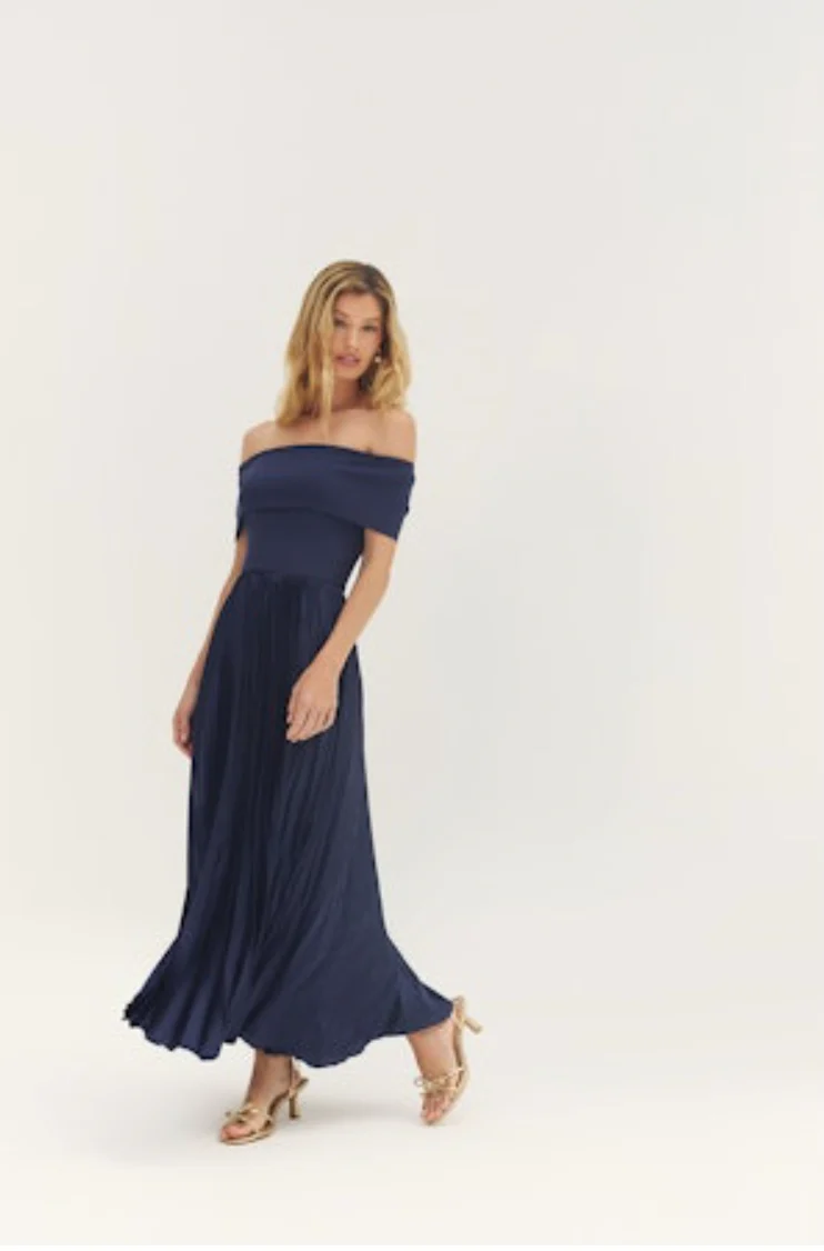 Stockton Strapless Midi Dress - Image 5